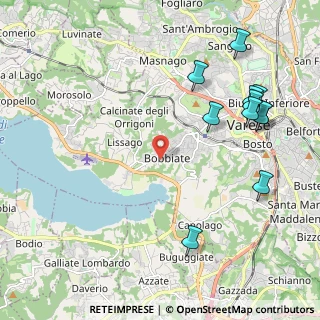 Mappa Via Campi D'Oro, 21100 Varese VA, Italia (2.53091)