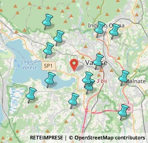 Mappa Via Campi D'Oro, 21100 Varese VA, Italia (4.10385)
