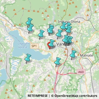 Mappa Via Campi D'Oro, 21100 Varese VA, Italia (3.24)