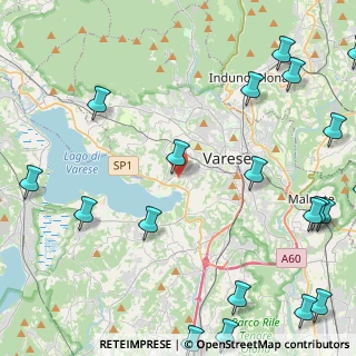 Mappa Via Campi D'Oro, 21100 Varese VA, Italia (6.6835)