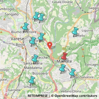 Mappa Via Molinazzo, 21100 Varese VA, Italia (2.28909)