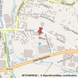 Mappa Via Lecco, 22, 22036 Erba, Como (Lombardia)