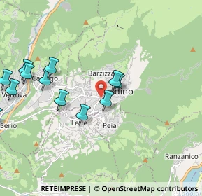 Mappa Via Aldo Moro, 24024 Cazzano Sant'Andrea BG, Italia (2.2225)