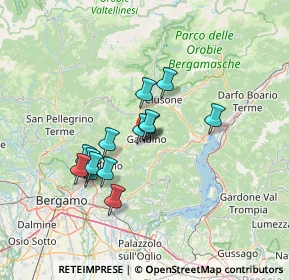 Mappa Via Aldo Moro, 24024 Cazzano Sant'Andrea BG, Italia (10.99286)