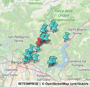 Mappa Via Aldo Moro, 24024 Cazzano Sant'Andrea BG, Italia (11.008)