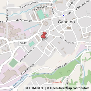 Mappa Viale Rimembranze,  4, 24024 Gandino, Bergamo (Lombardia)