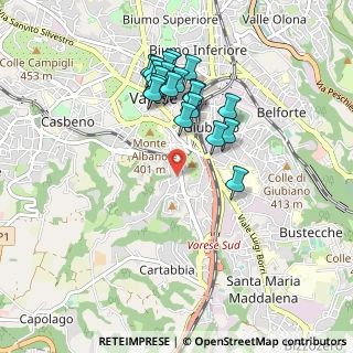 Mappa Via Giorgio Giulini, 21100 Varese VA, Italia (0.8575)