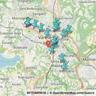 Mappa Via Giorgio Giulini, 21100 Varese VA, Italia (1.61412)