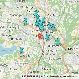 Mappa Via Giorgio Giulini, 21100 Varese VA, Italia (1.60538)