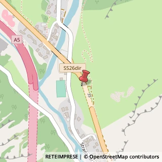 Mappa Strada Larzey Entreves, 12/C, 11013 Courmayeur, Aosta (Valle d'Aosta)