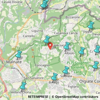 Mappa 22070 Cagno CO, Italia (2.98917)