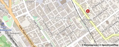 Mappa Como