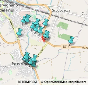 Mappa Via della Ferrovia Vecchia, 33052 Cervignano del Friuli UD, Italia (0.944)