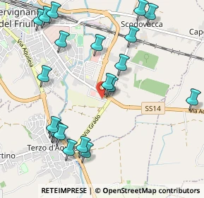 Mappa Via della Ferrovia Vecchia, 33052 Cervignano del Friuli UD, Italia (1.1935)