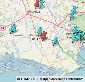 Mappa Via della Ferrovia Vecchia, 33052 Cervignano del Friuli UD, Italia (10.445)