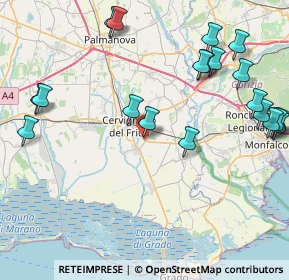 Mappa Via della Ferrovia Vecchia, 33052 Cervignano del Friuli UD, Italia (10.284)
