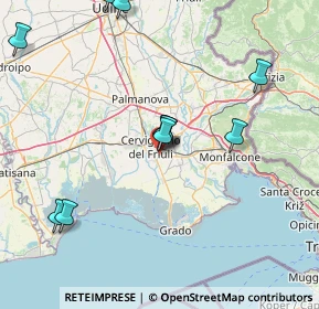 Mappa Via della Ferrovia Vecchia, 33052 Cervignano del Friuli UD, Italia (17.38667)