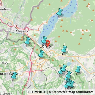 Mappa Via Dante Alighieri, 22100 Como CO, Italia (5.895)
