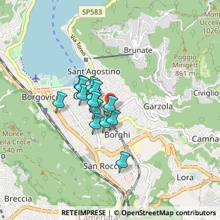 Mappa Via Dante Alighieri, 22100 Como CO, Italia (0.56143)