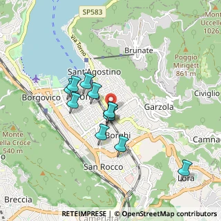 Mappa Via Dante Alighieri, 22100 Como CO, Italia (0.71909)