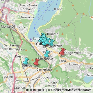 Mappa Via Dante Alighieri, 22100 Como CO, Italia (0.91154)