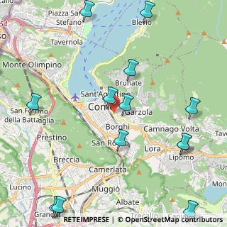 Mappa Via Dante Alighieri, 22100 Como CO, Italia (2.80385)