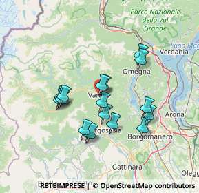 Mappa Via Frigiolini, 13019 Varallo VC, Italia (12.06941)