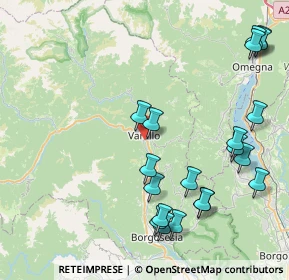 Mappa Via Frigiolini, 13019 Varallo VC, Italia (9.8)