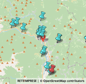 Mappa Via Frigiolini, 13019 Varallo VC, Italia (3.761)