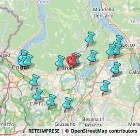Mappa 22036 Erba CO, Italia (8.318)