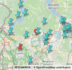 Mappa 22036 Erba CO, Italia (9.448)