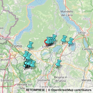 Mappa 22036 Erba CO, Italia (7.565)