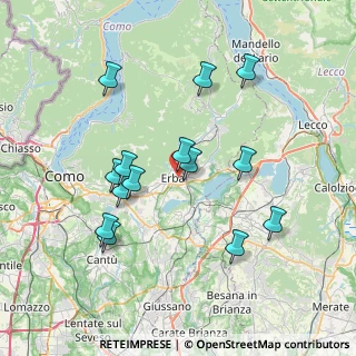 Mappa 22036 Erba CO, Italia (7.17571)
