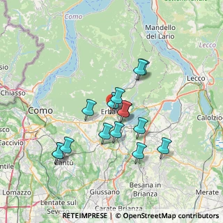 Mappa 22036 Erba CO, Italia (6.102)