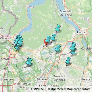 Mappa 22036 Erba CO, Italia (9.145)