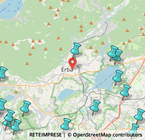 Mappa 22036 Erba CO, Italia (7.523)
