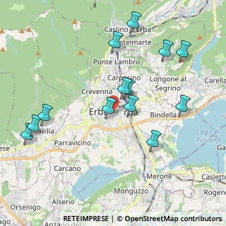 Mappa 22036 Erba CO, Italia (2.09615)