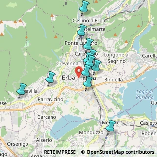 Mappa 22036 Erba CO, Italia (1.63667)