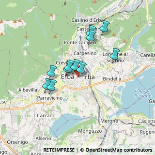 Mappa 22036 Erba CO, Italia (1.42273)