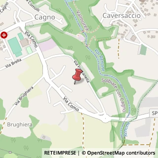 Mappa Via Fontanella, 16, 22070 Cagno, Como (Lombardia)