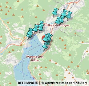 Mappa Via Piangrande, 25055 Pisogne BS, Italia (2.59)