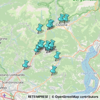 Mappa Viale Rimembranze, 24024 Gandino BG, Italia (5.345)