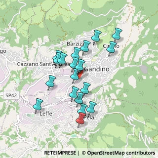 Mappa Via S. Giovanni Bosco, 24024 Gandino BG, Italia (0.748)