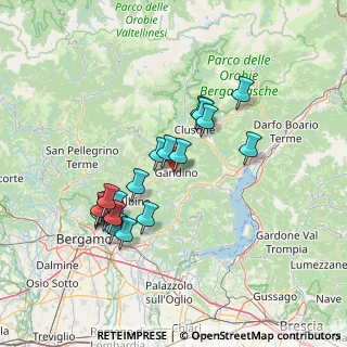 Mappa Via S. Giovanni Bosco, 24024 Gandino BG, Italia (13.4)