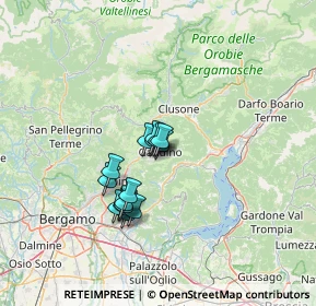 Mappa Via S. Giovanni Bosco, 24024 Gandino BG, Italia (9.64933)