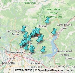 Mappa Via S. Giovanni Bosco, 24024 Gandino BG, Italia (10.5185)