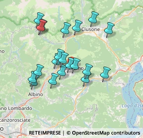 Mappa Via S. Giovanni Bosco, 24024 Gandino BG, Italia (6.5145)