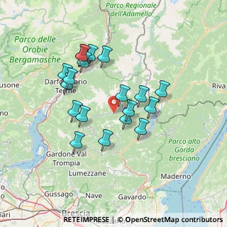 Mappa Via Bondegno, 25060 Collio BS, Italia (12.8005)