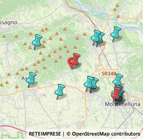 Mappa Piazza Roma, 31010 Maser TV, Italia (4.46353)