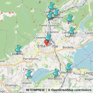 Mappa Via Battisti Cesare, 22036 Erba CO, Italia (2.6)